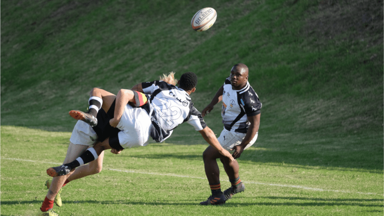 Playing rugby