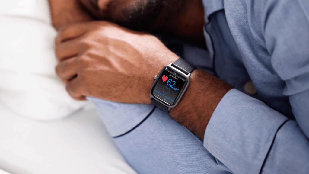 Smart Watch to track player heart rate