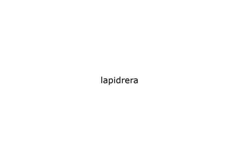 lapidrera