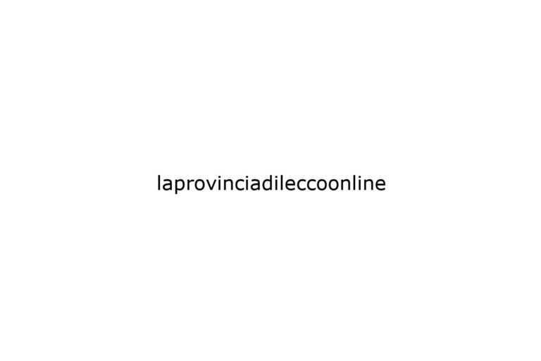 laprovinciadileccoonline