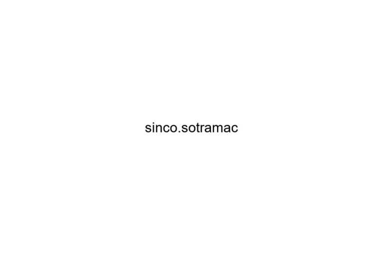 sinco sotramac