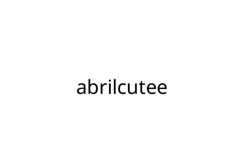 abrilcutee