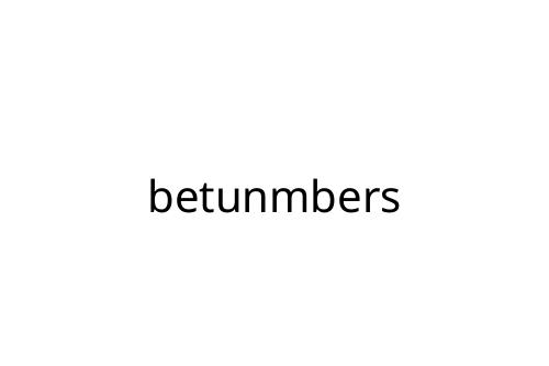 betunmbers
