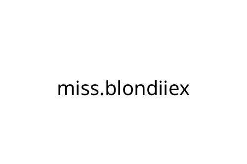 miss_blondiiex
