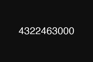 4322463000