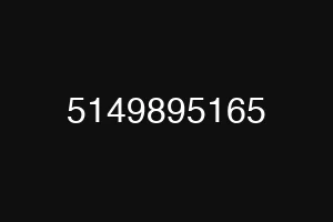 5149895165