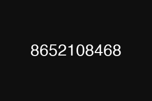 8652108468