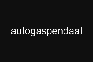 autogaspendaal