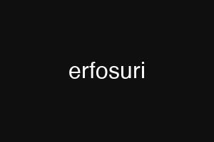 erfosuri