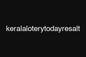 keralaloterytodayresalt