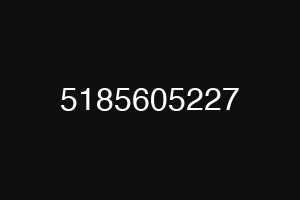 5185605227