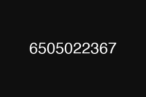6505022367