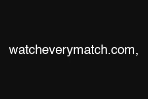 watcheverymatch.com,